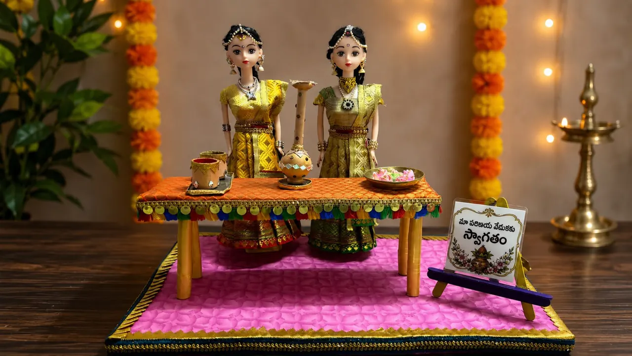 Welcome Table (Swagatham) Doll Set