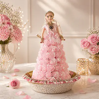 flower doll pink