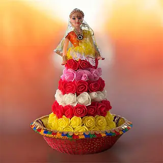 flower doll rainbow