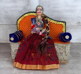 Pellikuthuru Doll on Sofa