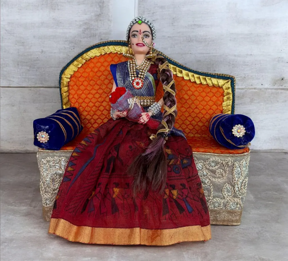 Pellikuthuru Doll on Sofa