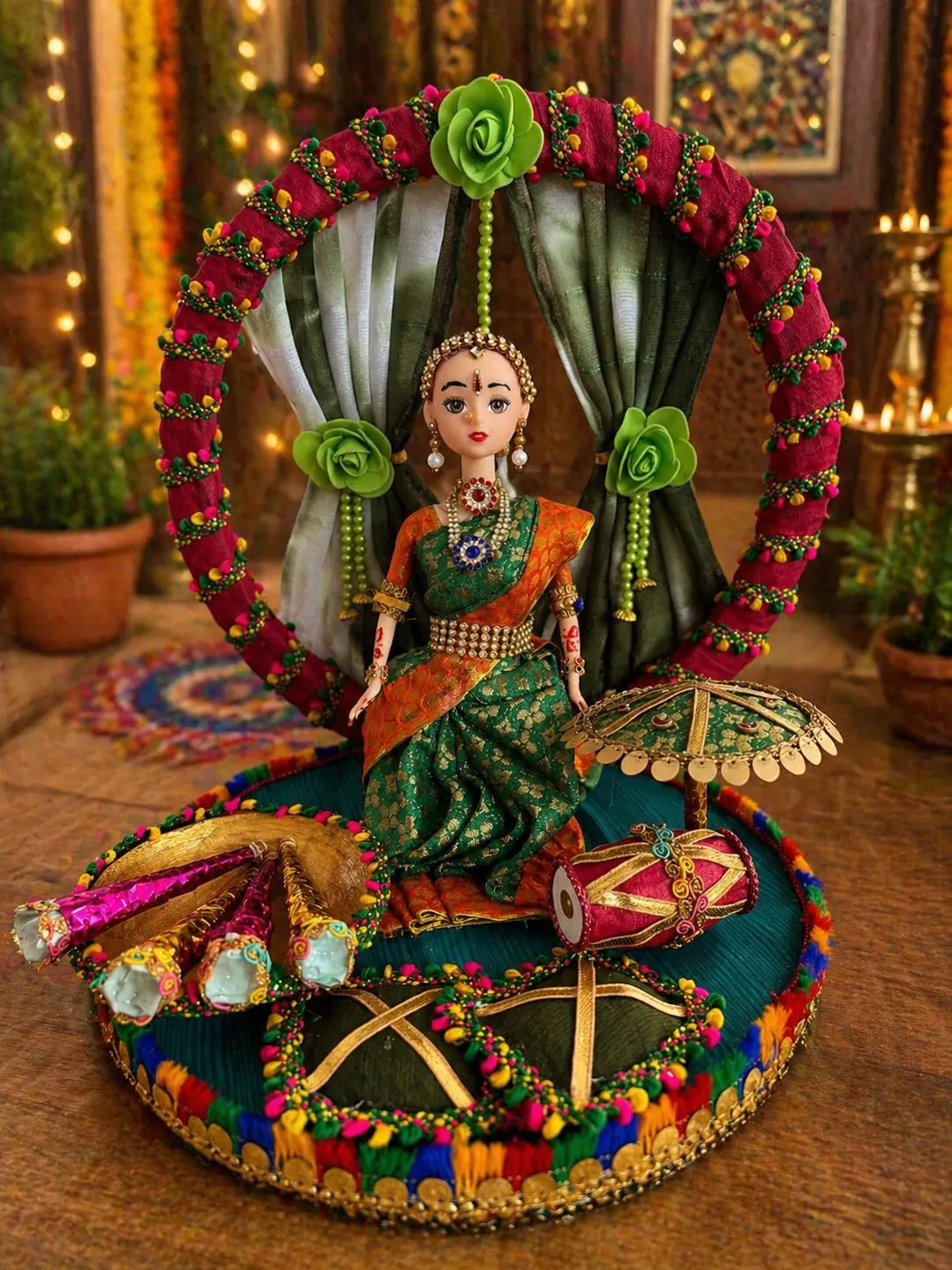 Mehandi Function Doll Set