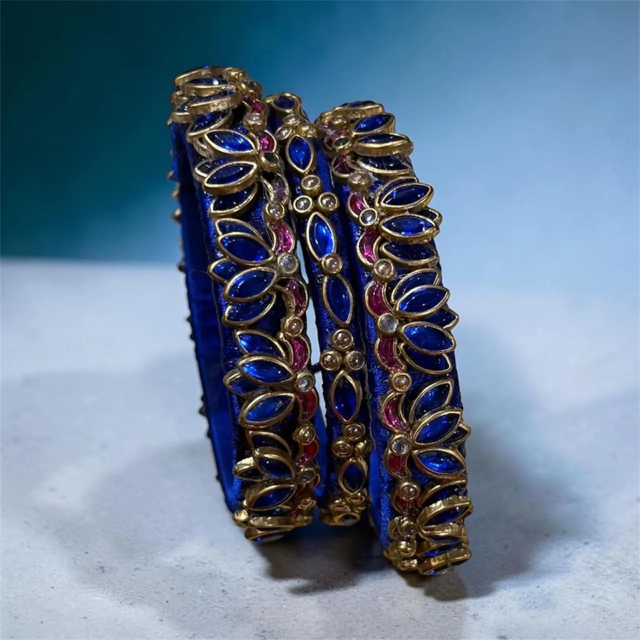 Marquise Kundan Bangles