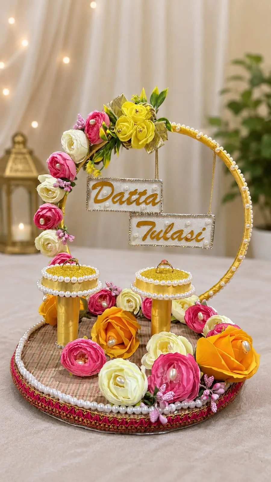 Engagement Ring Platter — Name Board
