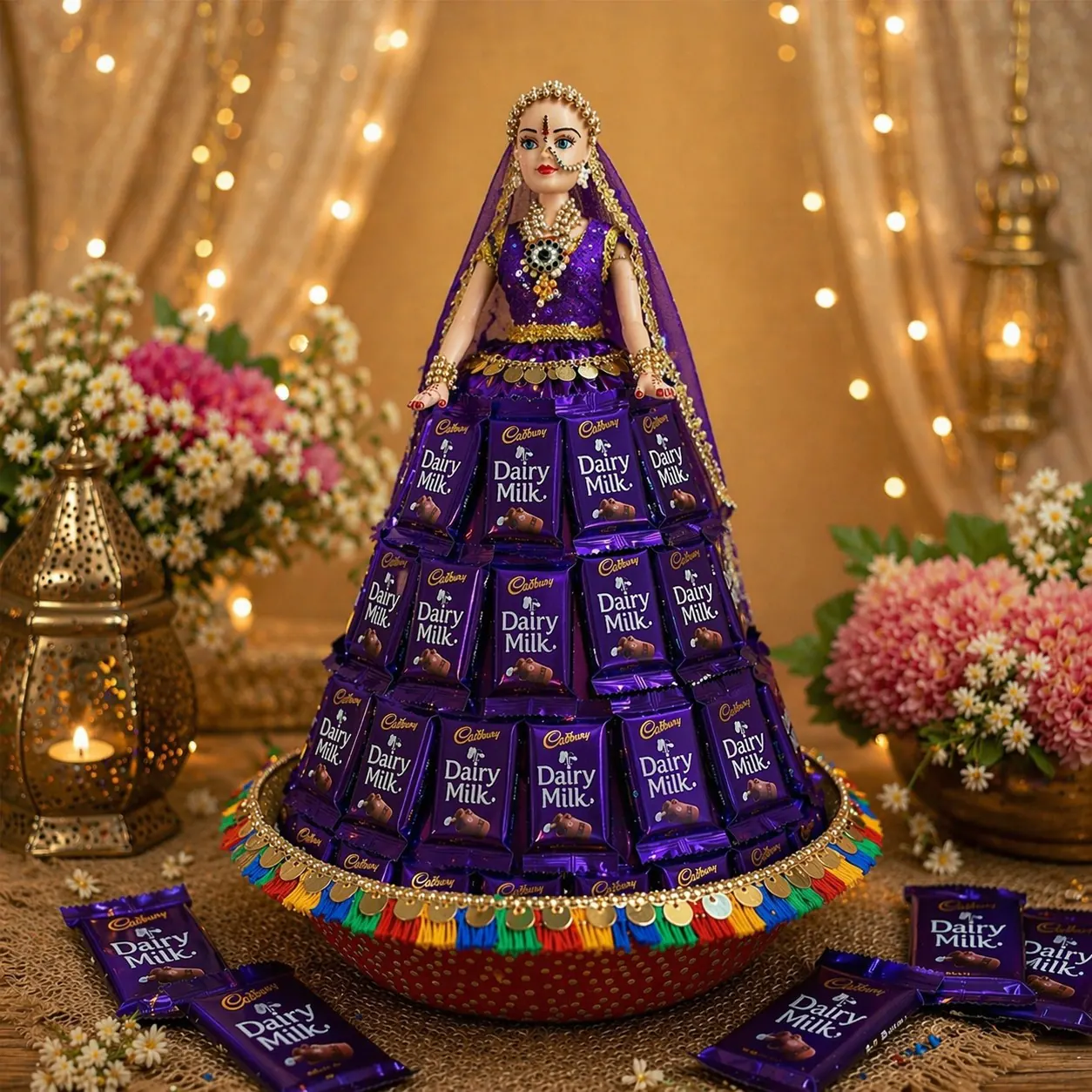 Chocolate Bride Doll